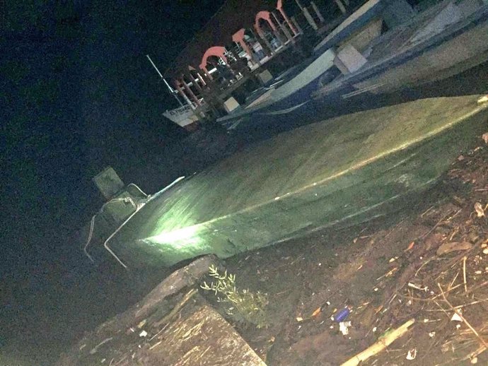 Submarino con droga incautado en El Salvador