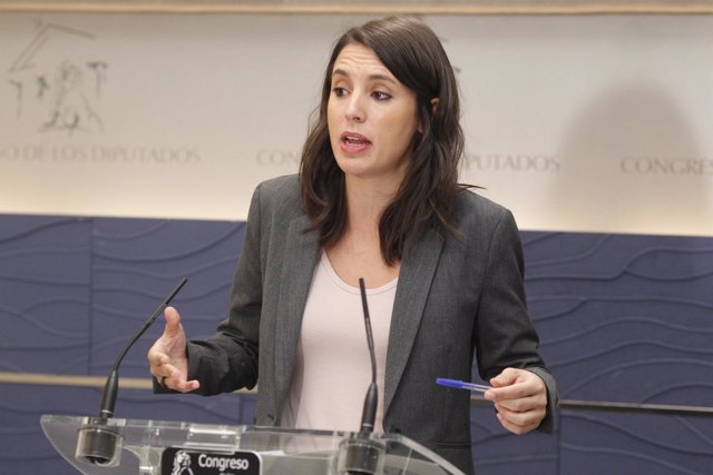 Irene Montero, portavoz de Unidos Podemos 