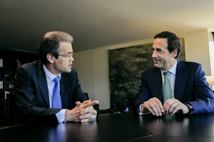 Jordi Gual i Gonzalo Gortázar (CaixaBank)