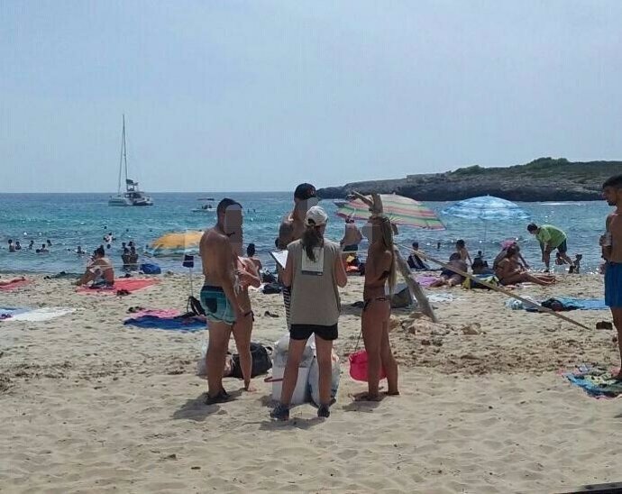 Campaña de información sobre abandono de residuos en playas