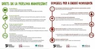 La CUP difunde estos consejos para manifestarse "de forma no violenta": "una imagen vale más que mil manifestantes"