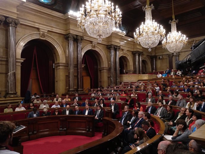 Pleno del Parlament de Catalunya