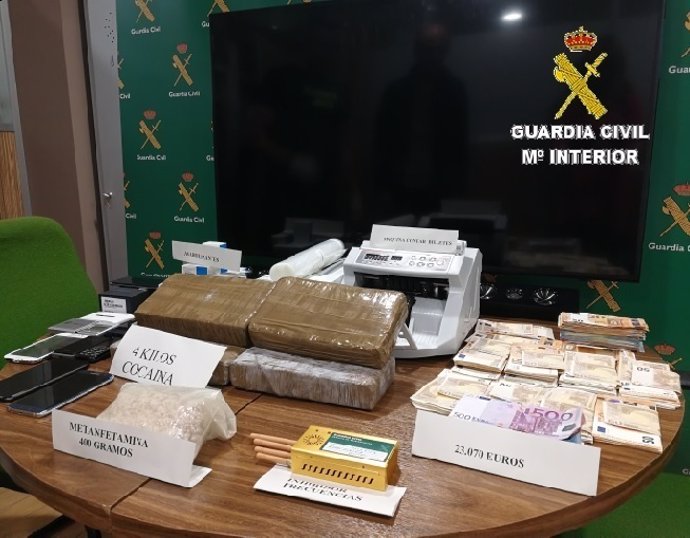 Droga incautada en A Coruña, operación Soviet, metanfetamina