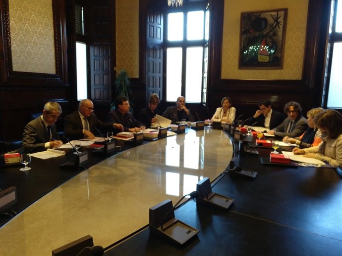 Reunió de la Mesa del Parlament