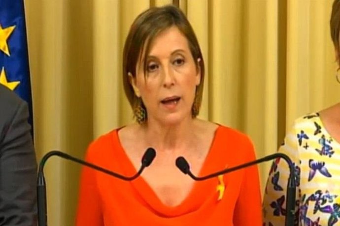 Forcadell asegura que el Parlament no dará ni un paso atrás