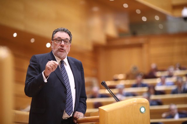 El portavoz del PDeCAT en el Senado, Josep Lluís Cleries