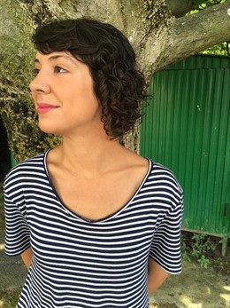 La escritora Aixa de la Cruz, autora de 'La línea del frente'