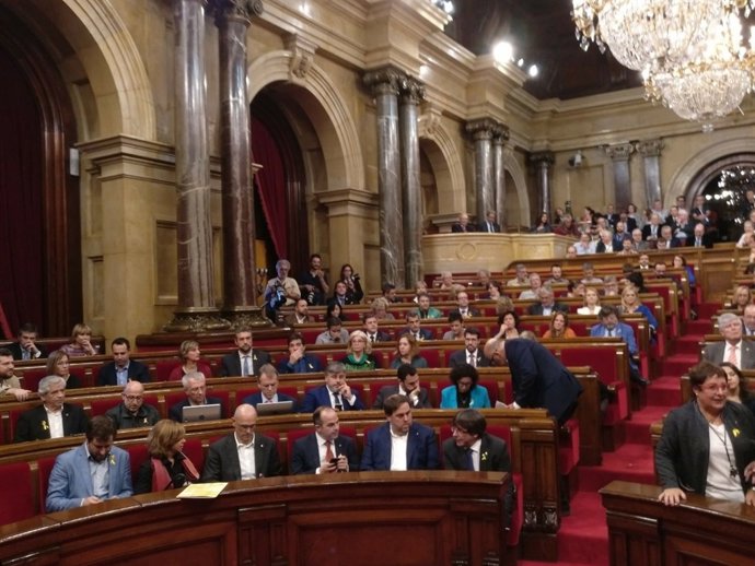 Pleno del Parlament del 27 de octubre