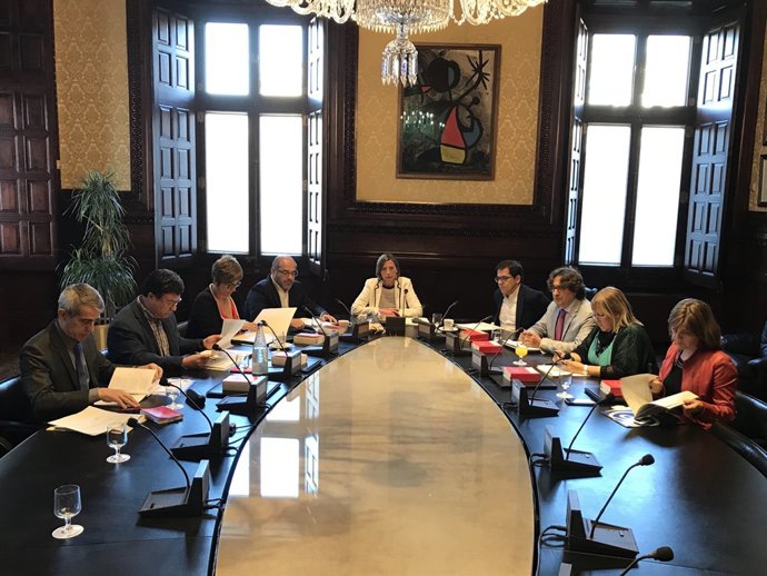 Reunió de la Mesa del Parlament