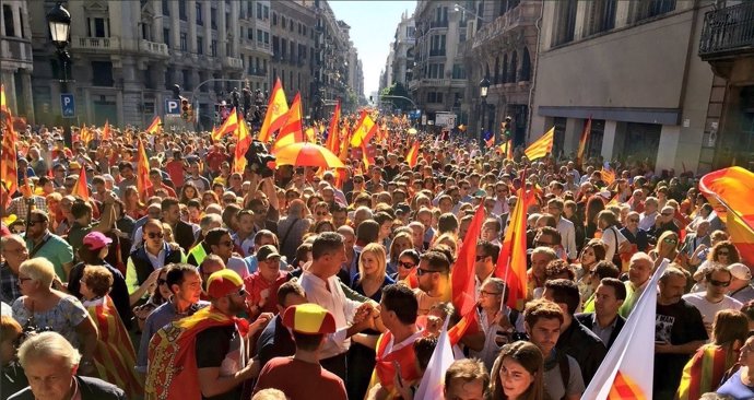 Manifestación en Barcelona