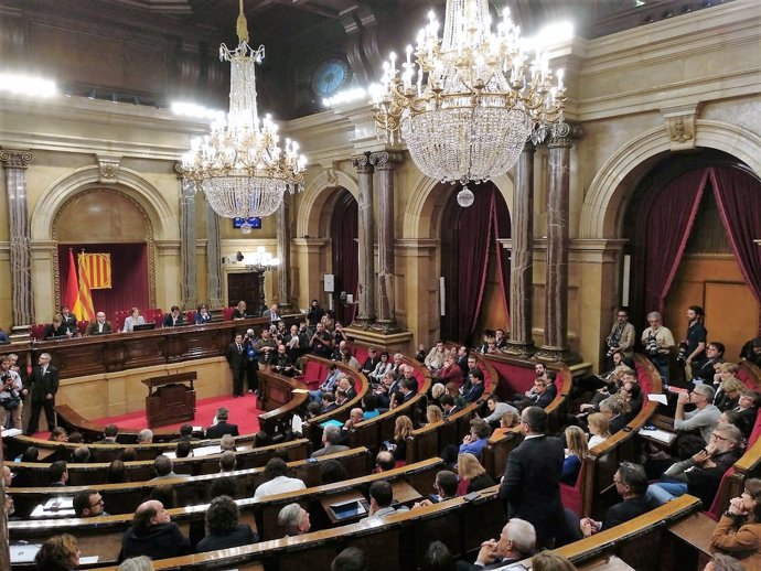 Pleno del Parlament del 27 de octubre