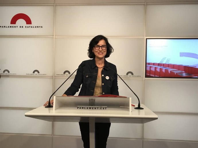La portavoz del PSC en el Parlament, Eva Granados