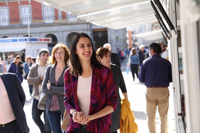 Rita Maestre en la Plaza Mayor