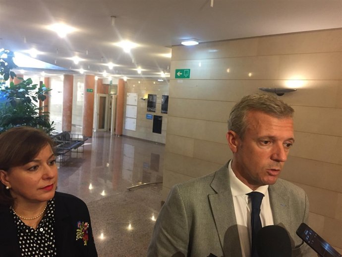 El vicepresidente de la Xunta, Alfonso Rueda