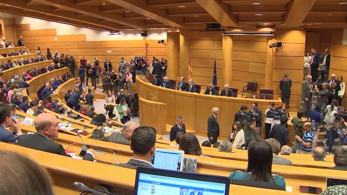 El Senat debat l'aplicació del 155