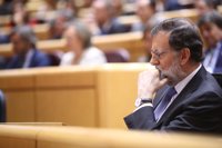 Rajoy pide tranquilidad tras declararse la independencia: "El Estado de Derecho restaurará la ley en Cataluña"