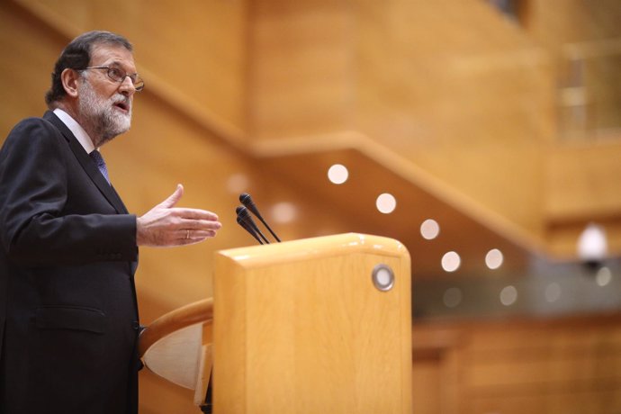 Rajoy interviene en el Pleno del Senado sobre el artículo 155