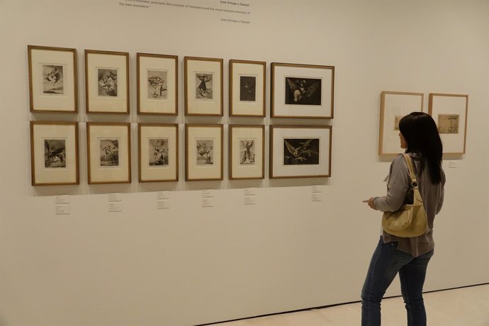 Ensor grabados arte museo thyssen Goya exposición inédita cultura pintura