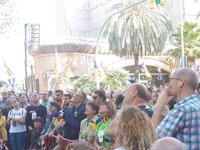 Las entidades soberanistas celebran la proclamación de la República: "El primer día de la libertad"