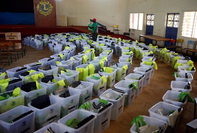 Material electoral en Kenia