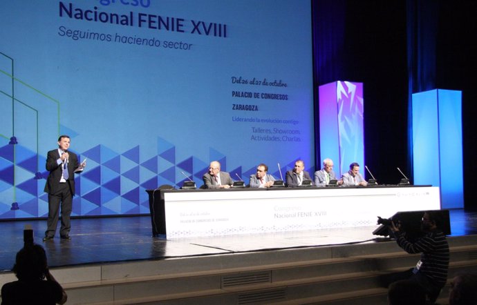 Congreso FENIE en el Palacio de Congresos de Zaragoza.