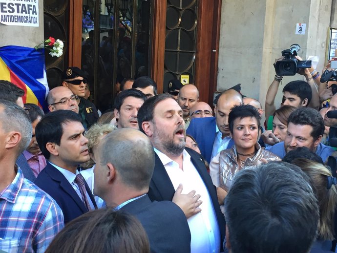 El vicepresidente Oriol Junqueras