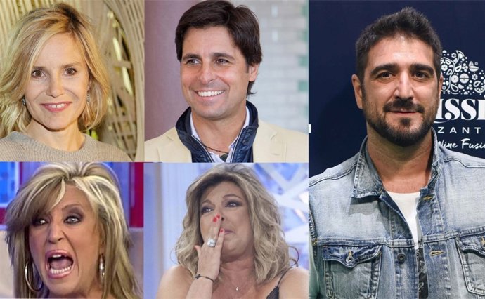 Antonio Orozco, Eugenia y Francisco Rivera y Lydia Lozano y Terelu