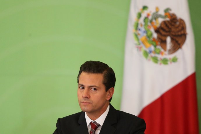 Mexico's President Enrique Pena Nieto looks on during the 25th Session of the Ge