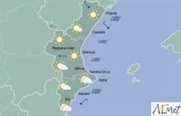 El último sábado de octubre llega con descenso notable de las máximas y lluvias en Alicante