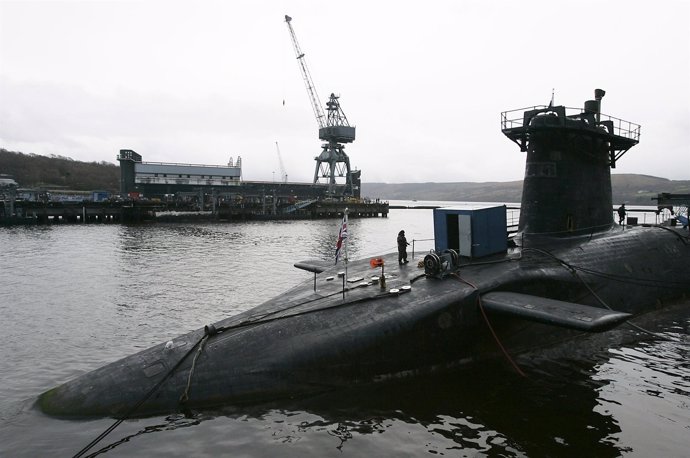 El submarino 'HMS Vanguard'