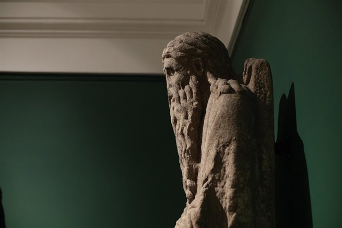 Presentación de la exposición Maestro Mateo en el Museo del Prado