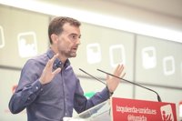 Maíllo (IU) aboga por un debate protagonizado por "víctimas de la crisis" para contribuir a una "nueva Constitución"