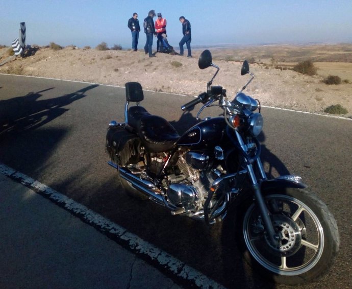 Accidente de moto en Tudela