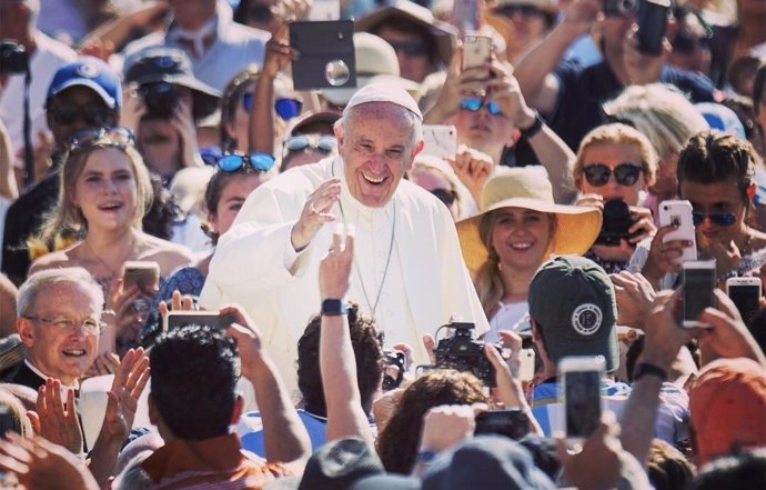 El Papa Francisco en una foto de su cuenta de Instagram.
