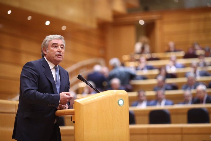 José Manuel Barreiro en el Pleno del Senado del 155