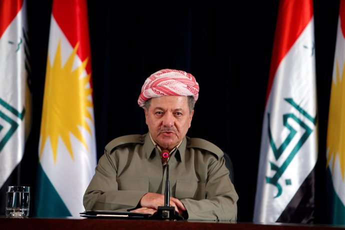 El presidente de la región autónoma iraquí del Kurdistán, Masud Barzani