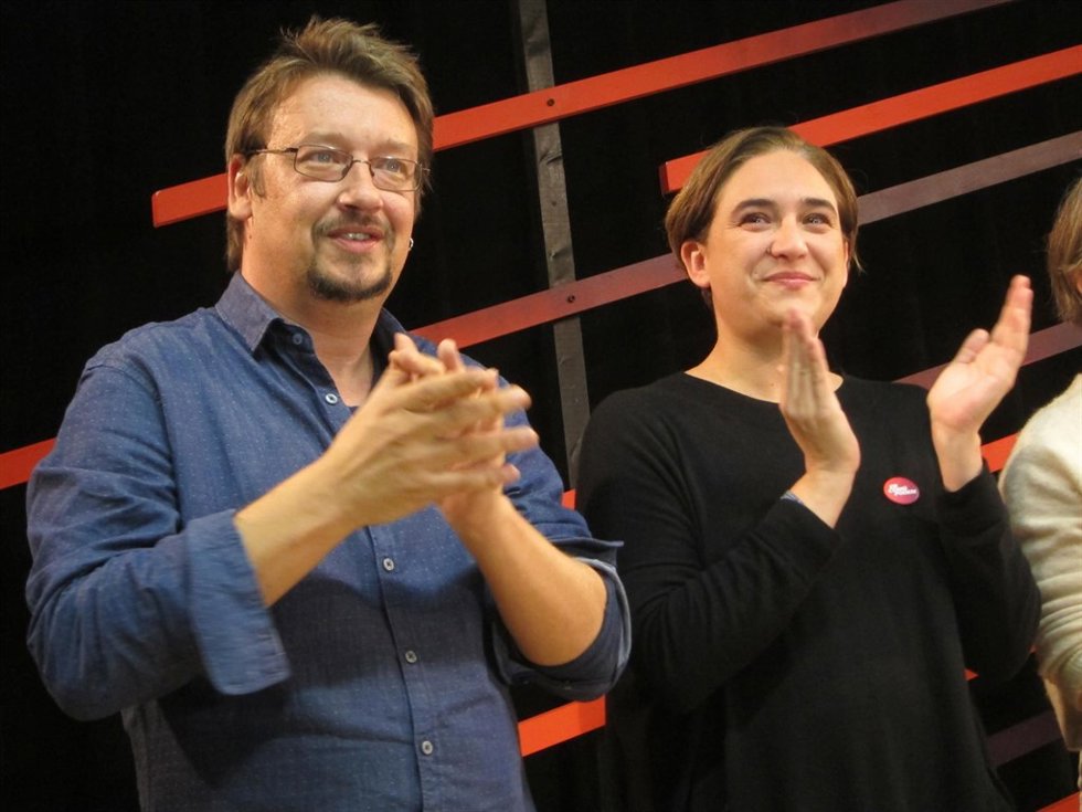Xavier Domènech y Ada Colau