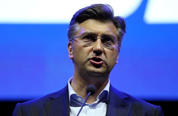 El líder del HDZ y primer ministro de Croacia, Andrej Plenkovic