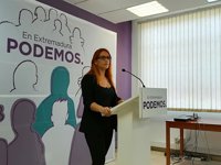 Podemos Extremadura dice que quienes no compartan el proyecto de su partido sobre Cataluña deben buscarse otro
