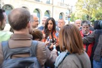 Villacís reclama “apoyo” a Saavedra, quien sufre “campaña de odio” por palabras que “no tenían que ver con nacionalidad”