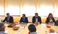 El equipo de gobierno de la Diputación de Badajoz se reúne en San Vicente para elaborar los Presupuestos para 2018
