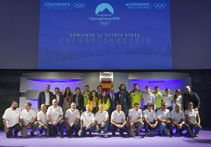 Presentación de cobertura de Eurosport para los Juegos de  Pyenongchang 