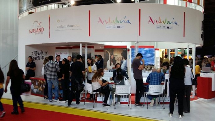 Estand de Andalucía en la Feria Internacional de Turismo de Buenos Aires