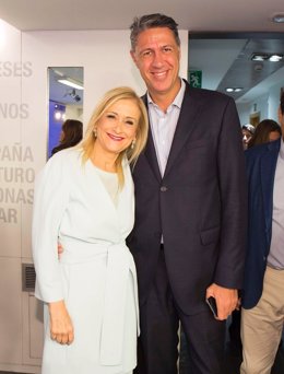 Cifuentes con Xavier García Albiol