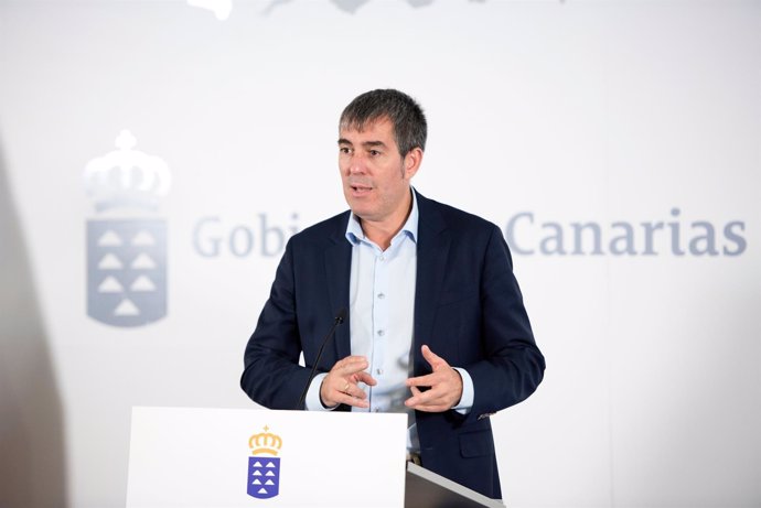 El presidente del Gobierno de Canarias, Fernando Clavijo