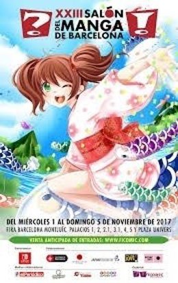 Cartell del XXIII Saló del Manga de Barcelona