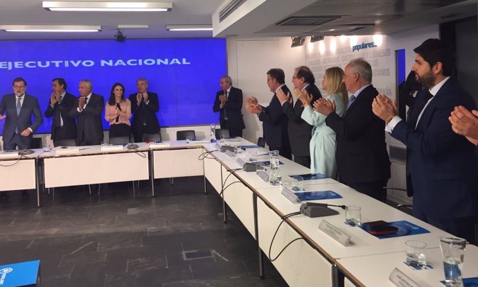 Aplauso a Rajoy en el Comité Ejecutivo del PP