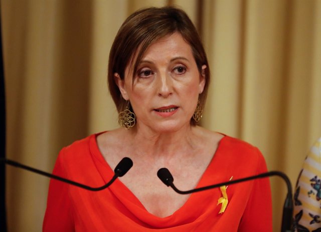 La presidenta del Parlamento catalán, Carme Forcadell