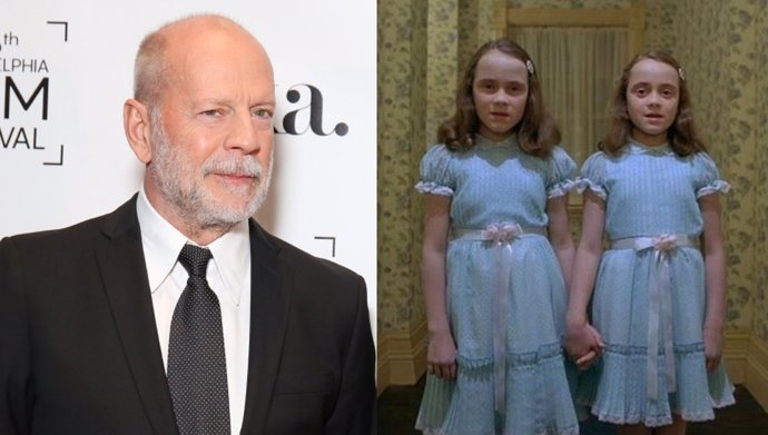 Bruce Willis y las niñas de El Resplandor