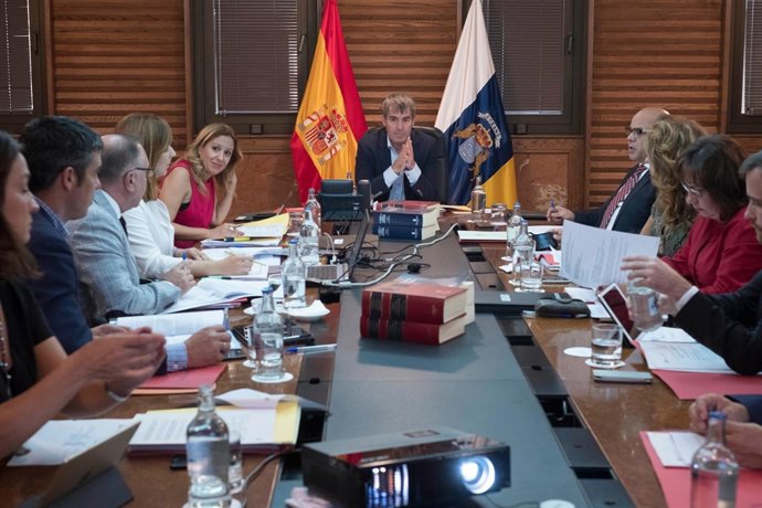 Consejo de Gobierno de Canarias presidido por Fernando Clavijo
